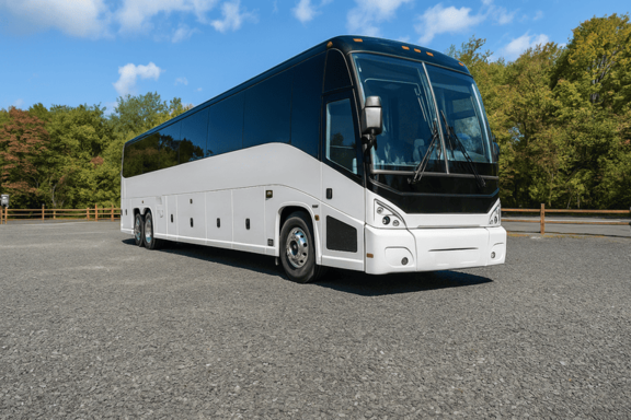 Coach Bus Plano 56 Passenger Charter Bus