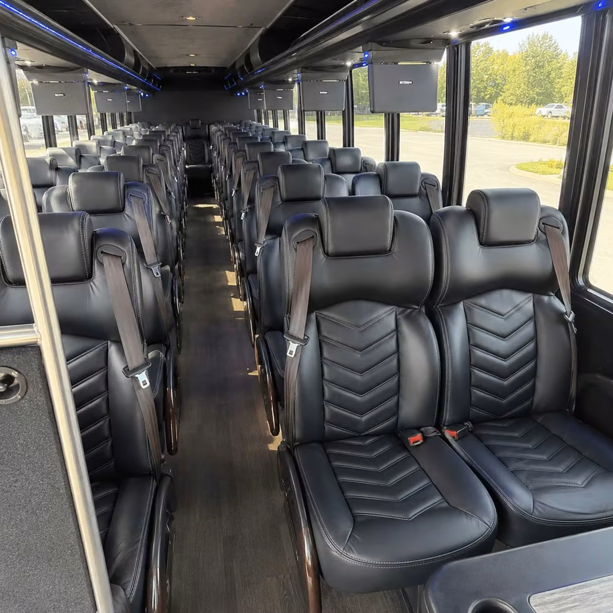 25 passenger minibus interior