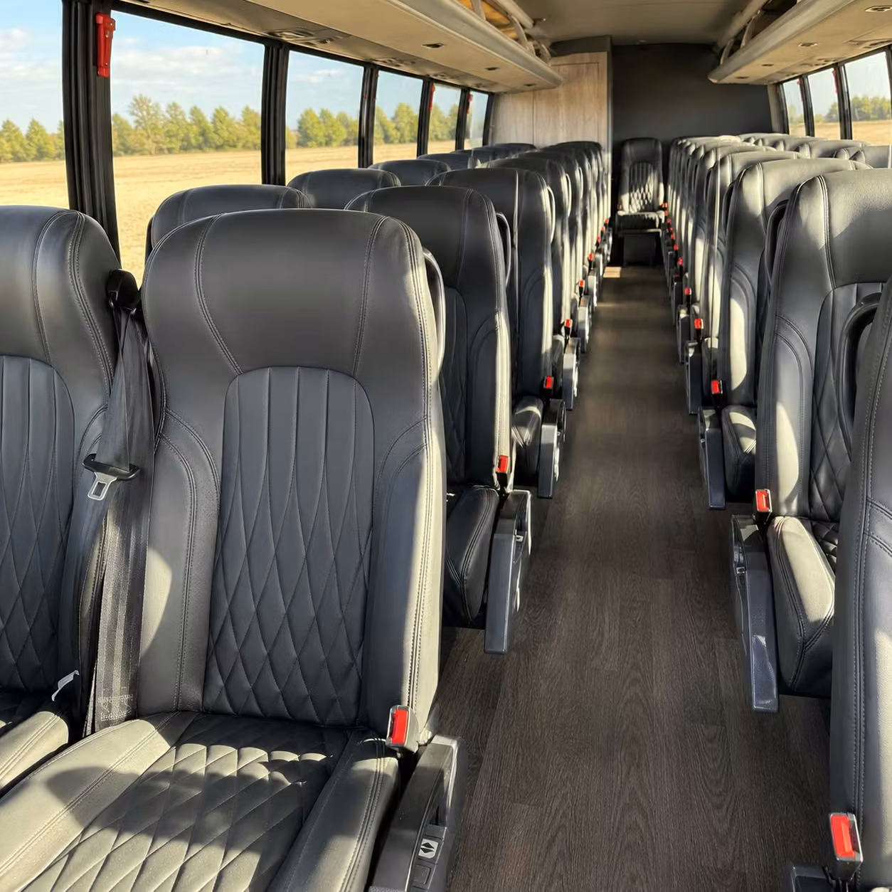 30 passenger minibus inside