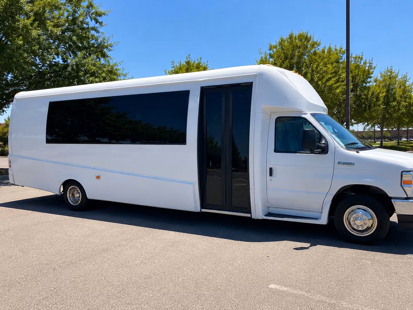 plano party buses for prom ride together arrive together