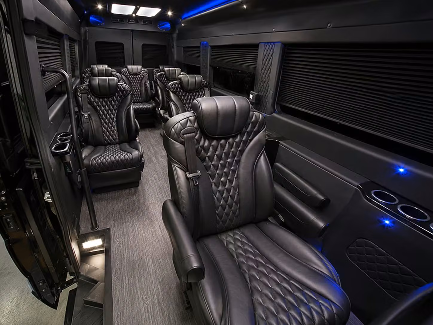 sprinter van with driver inside