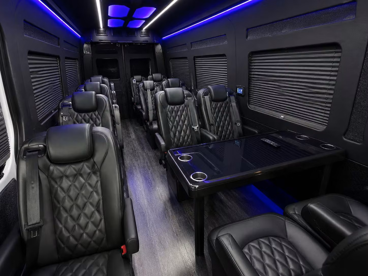 sprinter van with driver interior
